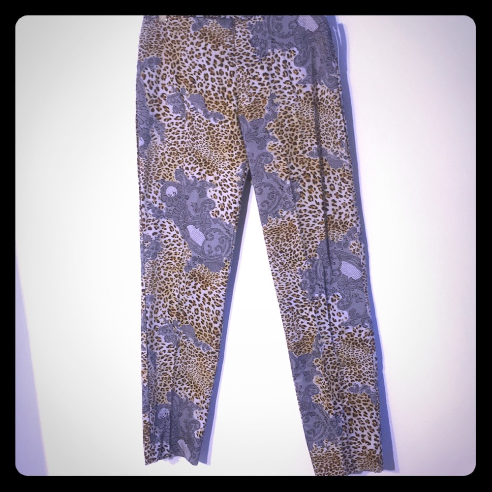 NWT Mixed Paisley and Animal Print Dress Pants
